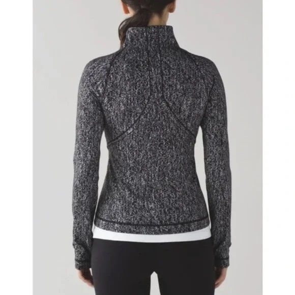 🎉Host Pick🎉 Lululemon Women's Black & White Luon Define Full Zip Jacket … - Picture 2 of 9